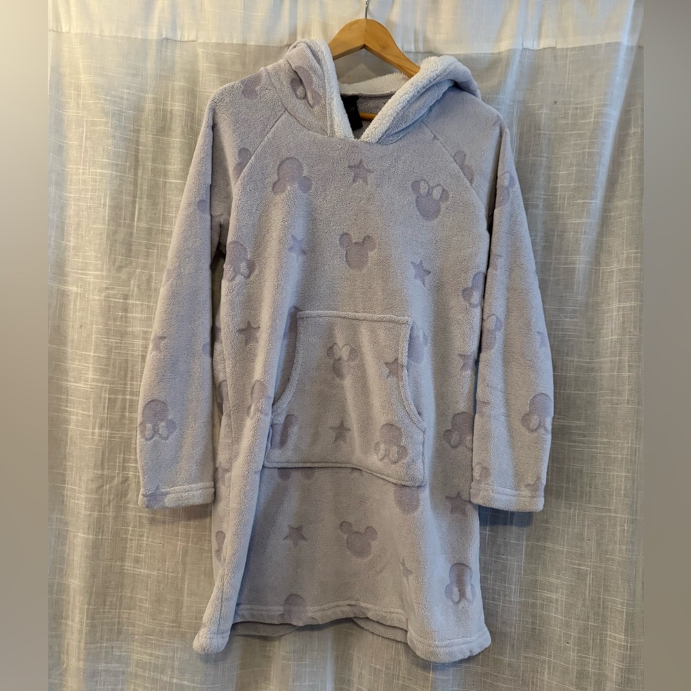 Disney Faux Fur Sleep Shirt with Hoodie